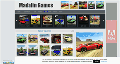Desktop Screenshot of madalingames.com